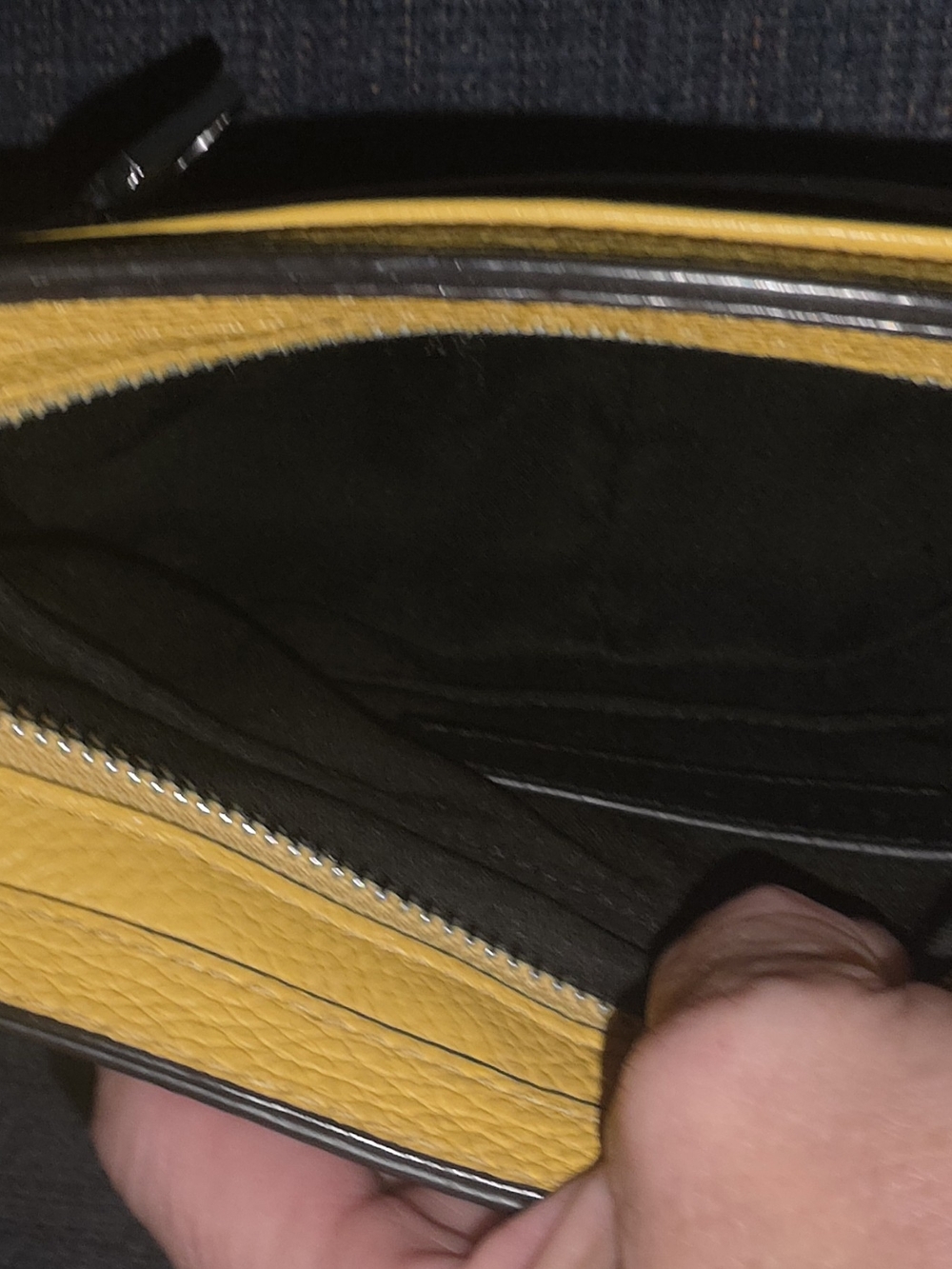 Rebecca Minkoff Regan Crossbody Purse Dandelion Yellow Pebbled Leather Mint! - Picture 11 of 13